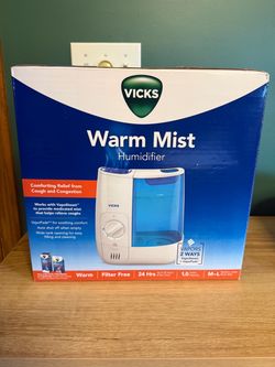 Vicks Warm Mist Humidifier Vapor Tibio – New in Box