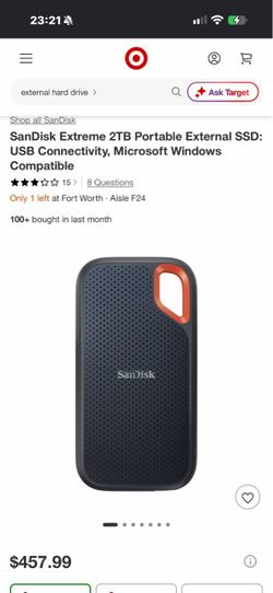 Sandisk 2tb brand new