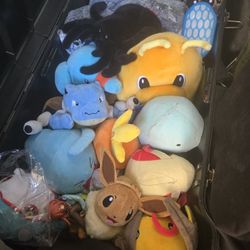 Lot Of Pokemon Plush