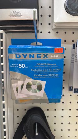 Dynex 50 Pack CD/DVD Sleeves | $10