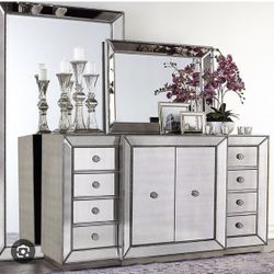 Buffet And Large Mirror