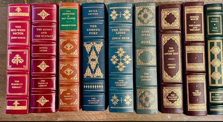 THE FRANKLIN LIBRARY BOOK COLLECTION  EXCELLENT CONDITION  Authentic Authors Signature 14 Books $400 For The Lot