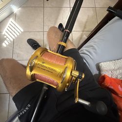 Penn International 70 on a PENN International V Series IGFA  IGFA8OBHC rod