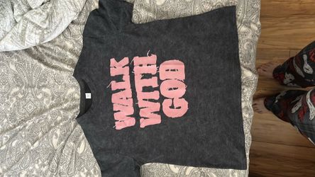 Walk with god religious shirt