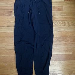 black lululemon studio pants 