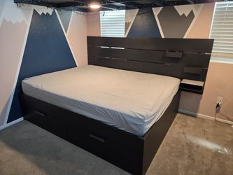 Ikea Nordli Queen Bed OBO