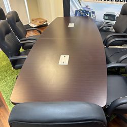 Conference Room Desk- 5/6 chairs