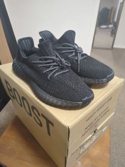 Adidas Yeezy boost 350 V2 static black reflective 9.5
