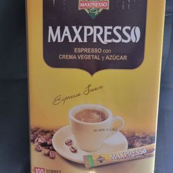 KOREAN INSTANT COFFEE SOFT EXPRESSO WITH SUGAR AND CREAM (100 Sticks )