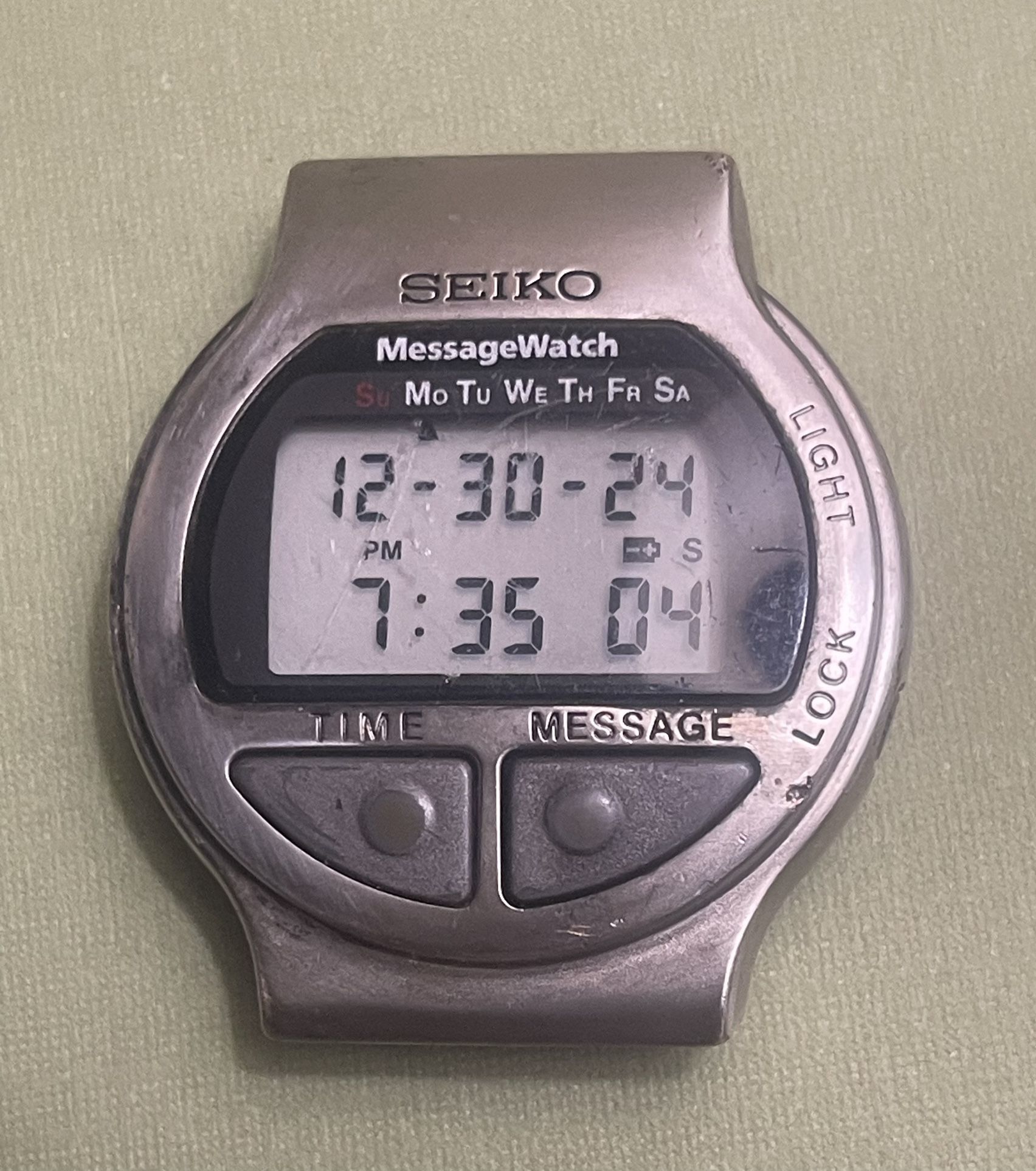 🔲. SEIKO MENS DIGITAL WATCH