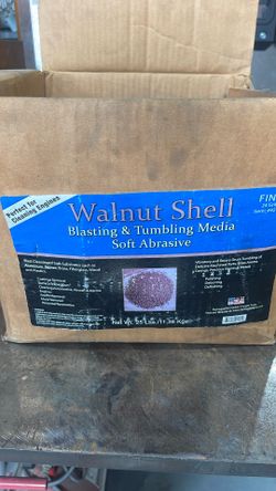 Walnut shell for sandblasting