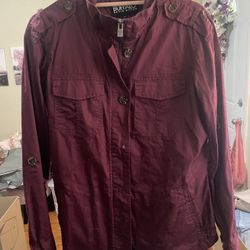 Burgundy Jacket