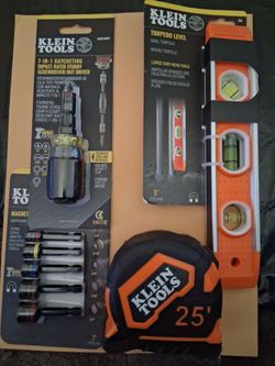 Klein Tools tape,leave,screw dr. Bits