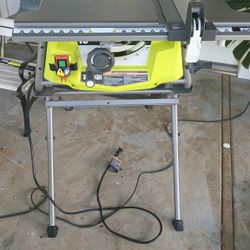 Table Saw Ryobi 10in 