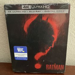 The Batman 2022 4K Blu-ray Steelbook Best Buy