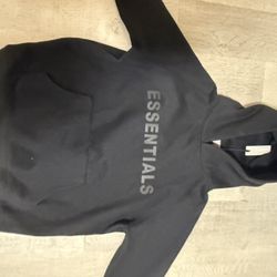 Black  Essential Hoodie 