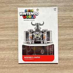 New Universal Studios Super Nintendo World Bowsers Castle 3D Metal Model Kit