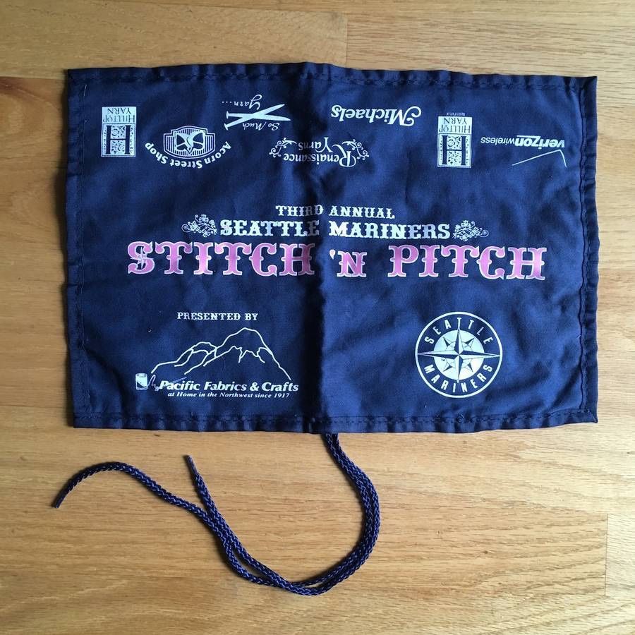 Seattle Mariners Stitch n Pitch Knitting Needle Crochet Hook Organizer