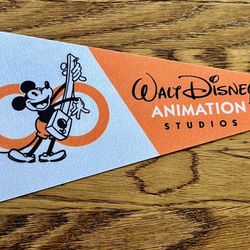 Disney D23 Expo 2022 Flag Pendant Walt Disney Animation Studios 100 Years