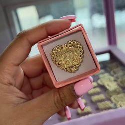 Betty Boop Plated Gold Ring 