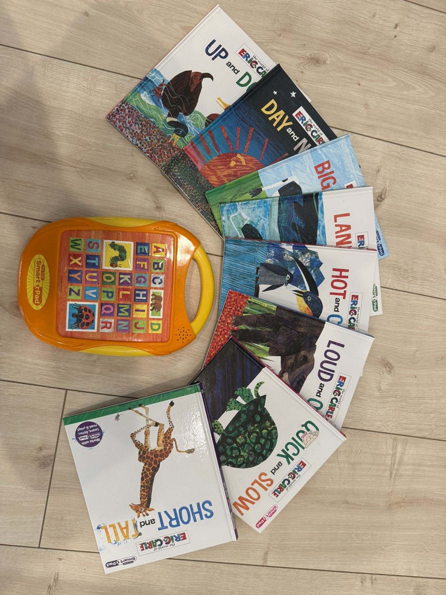 World Of Eric Carle My First Smart Pad Library - Electronic Activity Pad & 8-Book Set By PI Kids
