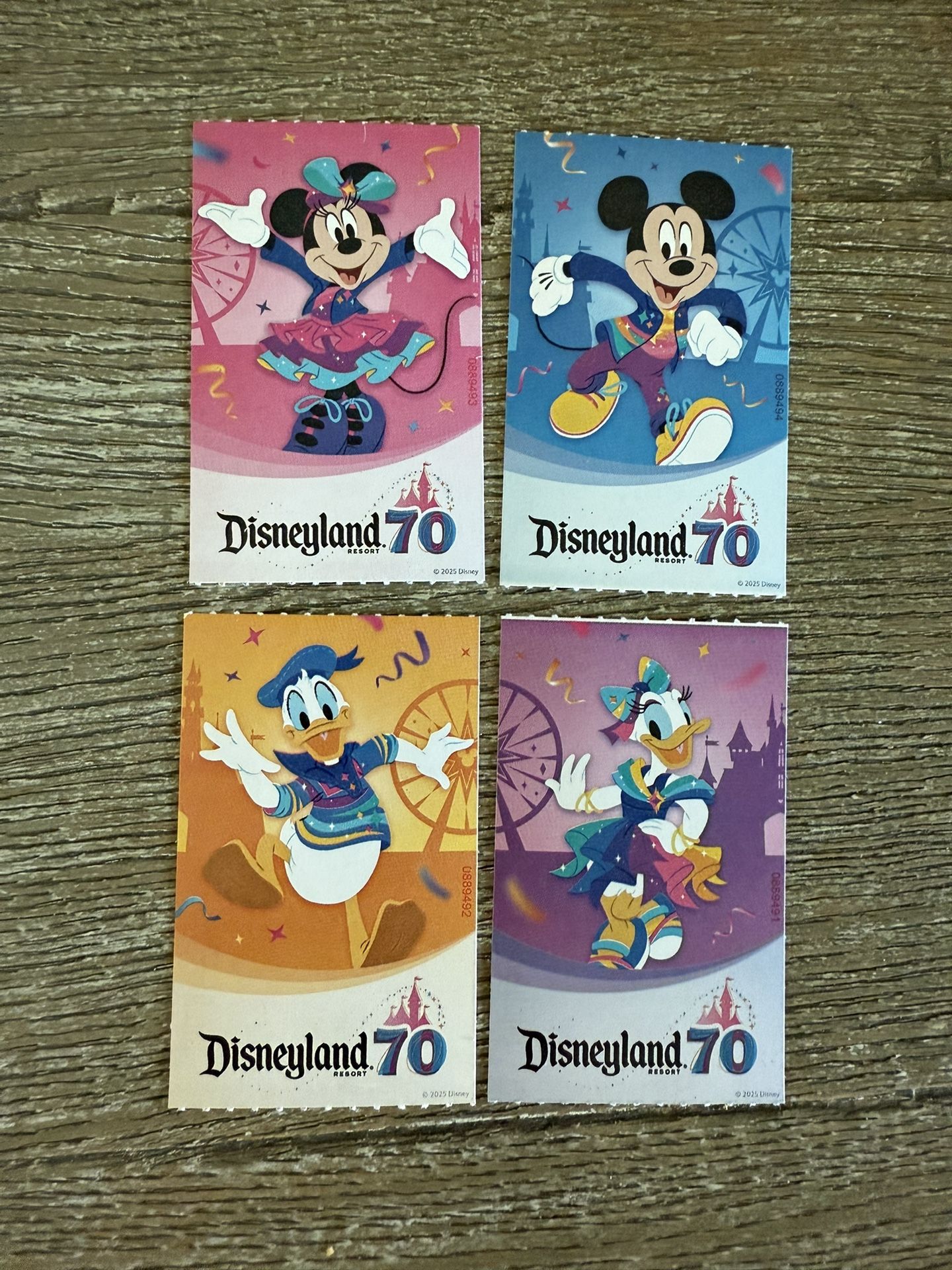 4 Discounted 2 Day Disneyland Tickets 