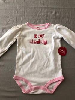 Valentines Baby girl onesie 9mos NEW!