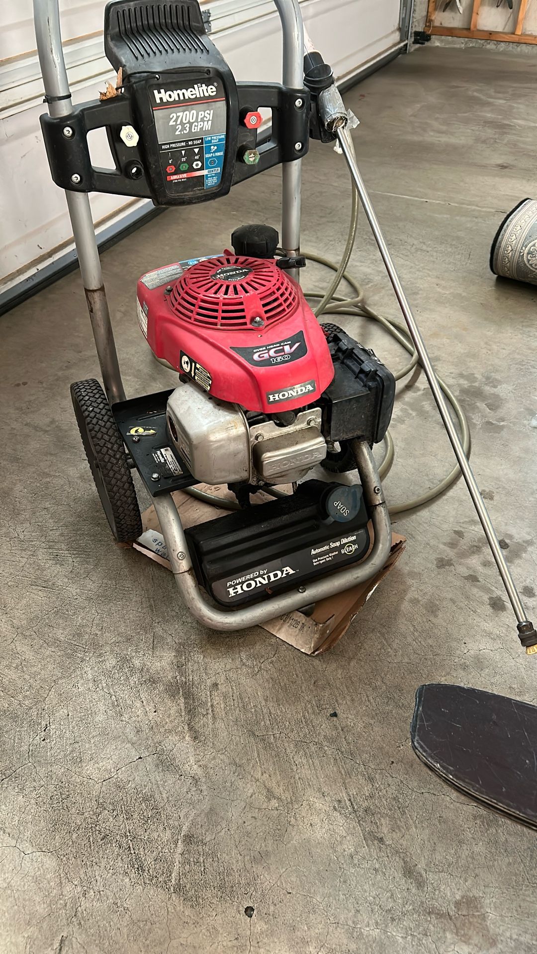 2700 Psi Pressure Washer For parts 