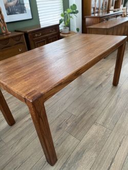 Solid Oak Dining Table