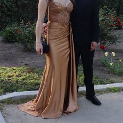 Gold Prom Dress