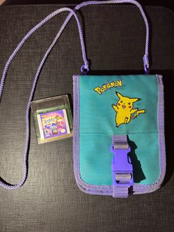 Vintage Gameboy Color Pokemon Carrying Case