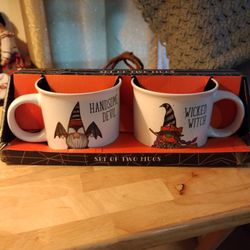 Set of 2 Halloween Mugs - New in Box