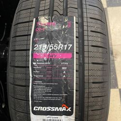 215 55 17 Nuevo set de llantas