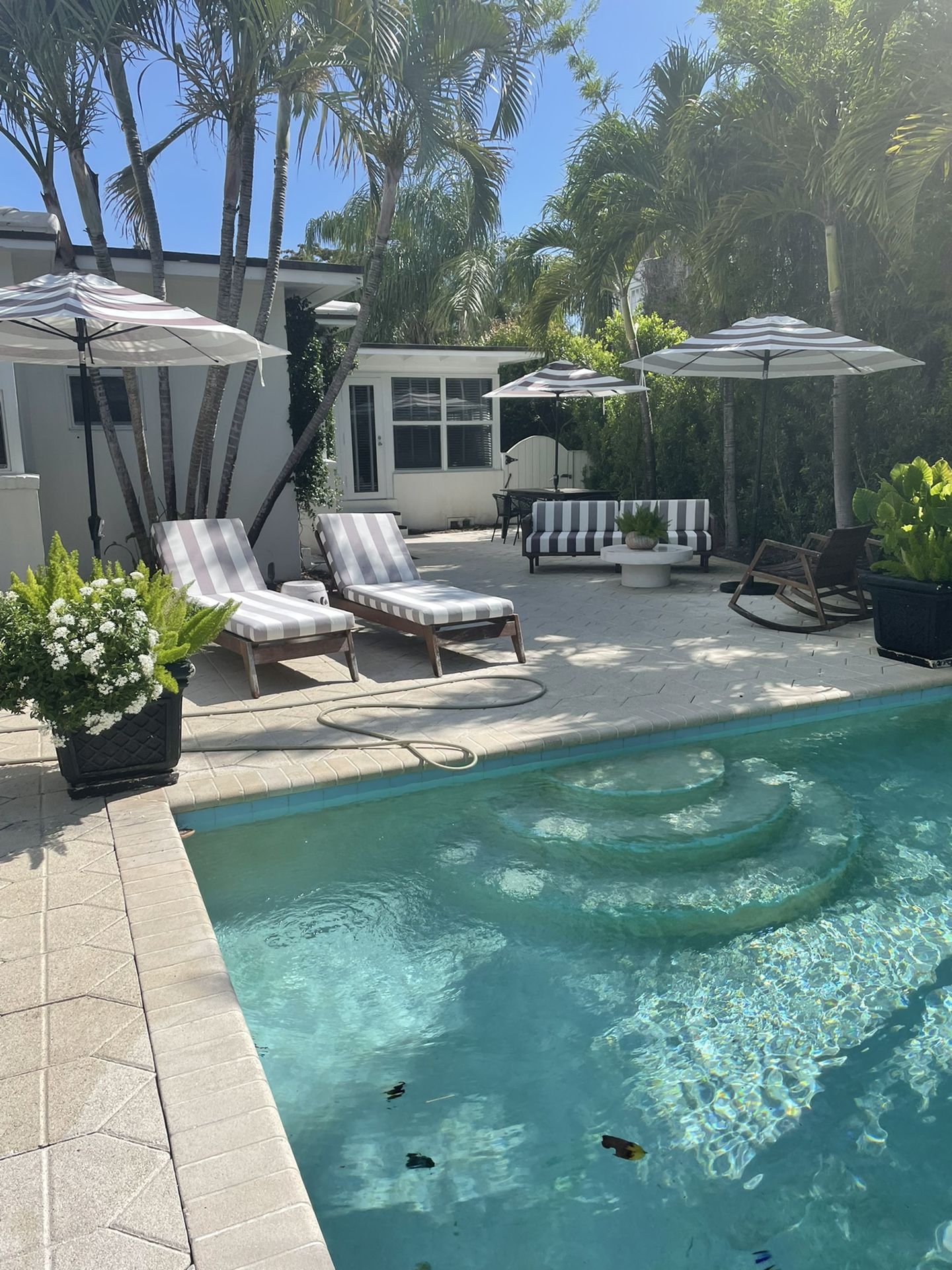 Cb2 Outdoor Furniture Set For Sale