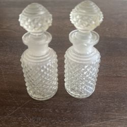Pair Of Antique Perfume Bottles 