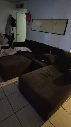 Dark blue sectional