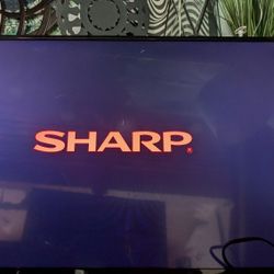 42 Inch Sharp TV With Remote And Wall Mount 