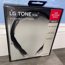 Brand NEW LG Tone Style Premium Bluetooth Headset Neckband HBS-SL5 (Black)