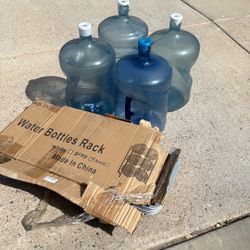 Water Jugs And Rack
