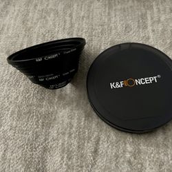 Camera Variable ND Filter And step Up Rings