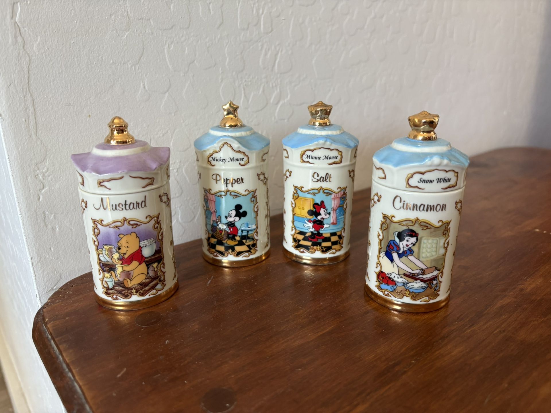 Lenox Disney Spice Jars 1995