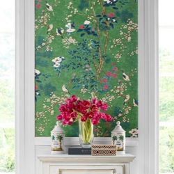 NEW Thibaut T13623 Katsura Emerald Wallpaper 3 Double Rolls