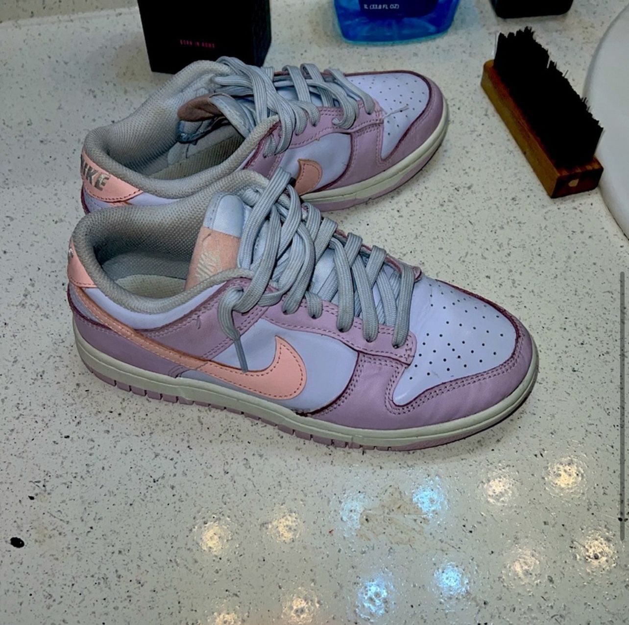 Nike Dunk Low Women Size US6 DD1503 001 Easter Blue Purple Pink