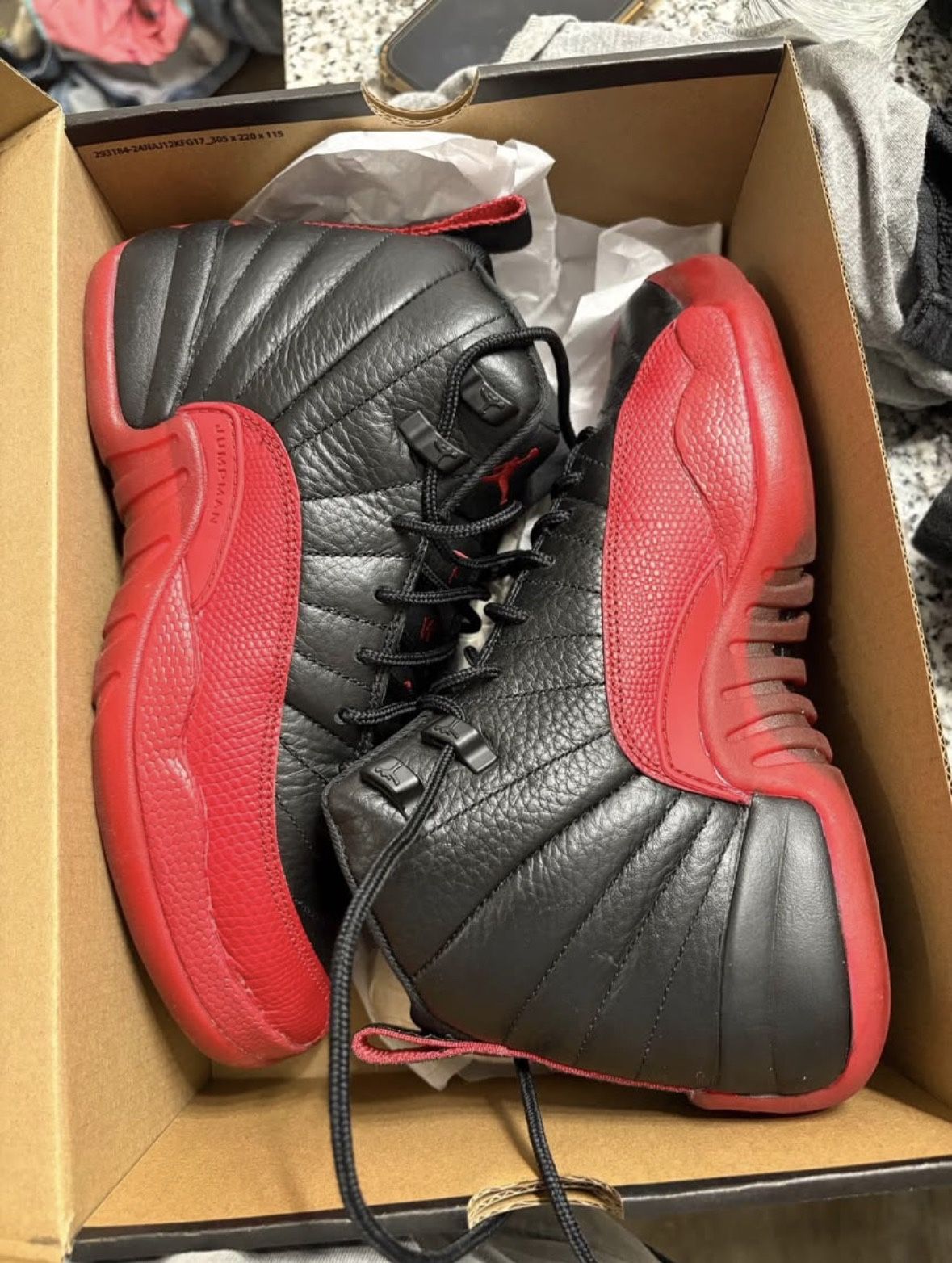 Jordan 12 Retro (Flu games 2025) 6.5Y
