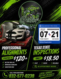 State Inspections & Alignments
