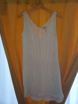White Sequin Dress