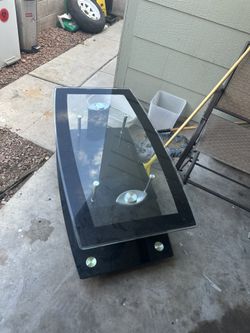Glass TV Stand