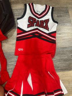 GK Sparx Cheerleading Uniform Top and Skirt