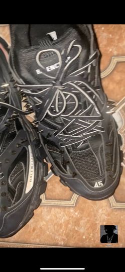Balenciagas Led Track Shoes With Spikes
