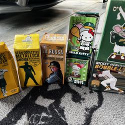 Oakland Athletics Bobble Heads 